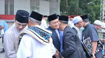 Ribuan Warga Padati Lapangan Kantor Wali Kota Jambi, Salat Idul Adha 1447 H Berlangsung Khidmat